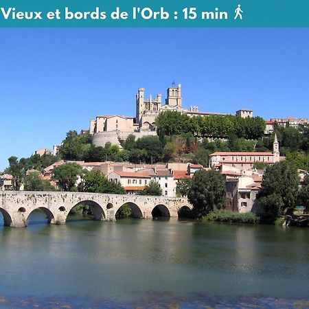 Charmant Studio Climatise 'Alma 1' - Beziers Centre - Wifi Fibre - Netflix Apartment Exterior photo