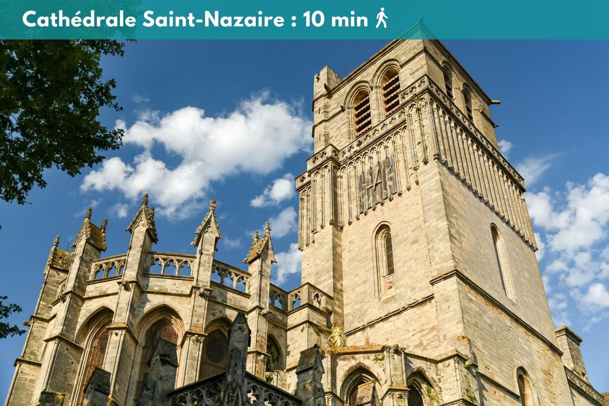 Charmant Studio Climatise 'Alma 1' - Beziers Centre - Wifi Fibre - Netflix Apartment Exterior photo